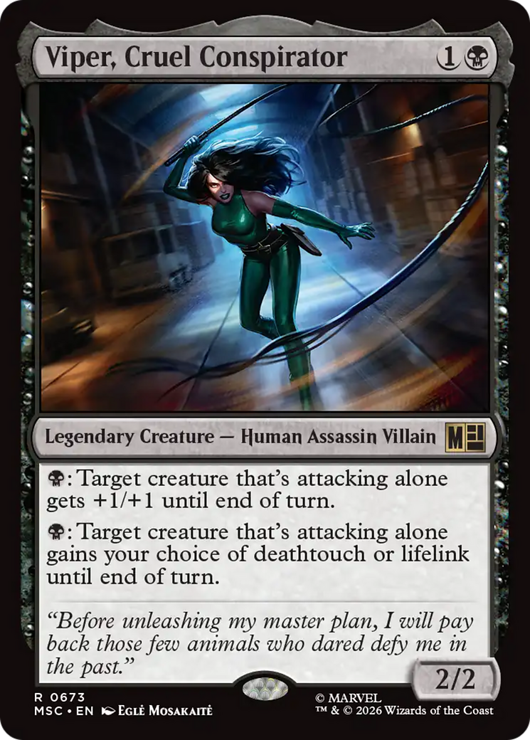 Viper, Cruel Conspirator [Marvel Super Heroes Commander] | L.A. Mood Comics and Games