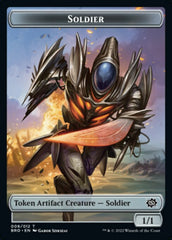 Powerstone // Soldier (008) Double-Sided Token [The Brothers' War Tokens] | L.A. Mood Comics and Games