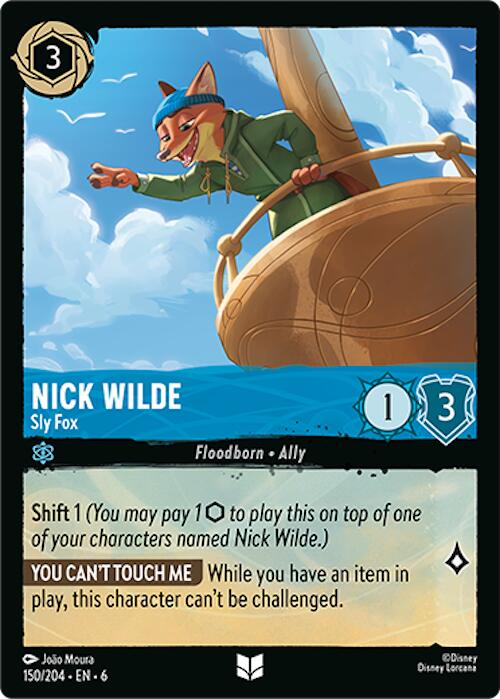 Nick Wilde - Sly Fox (150/204) [Azurite Sea] | L.A. Mood Comics and Games