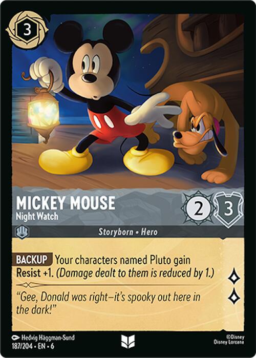 Mickey Mouse - Night Watch (187/204) [Azurite Sea] | L.A. Mood Comics and Games