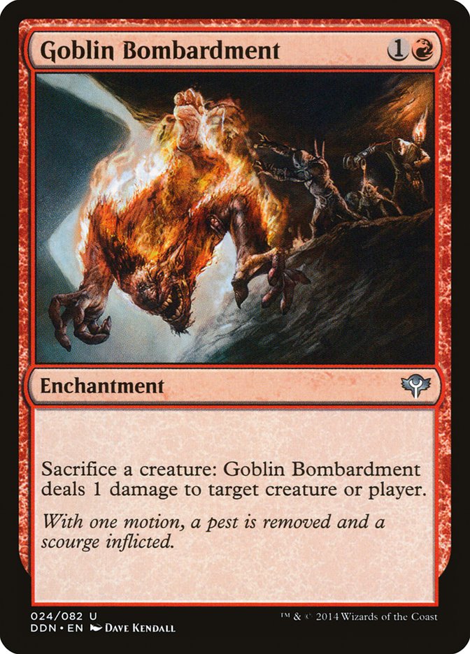 Goblin Bombardment [Duel Decks: Speed vs. Cunning] | L.A. Mood Comics and Games