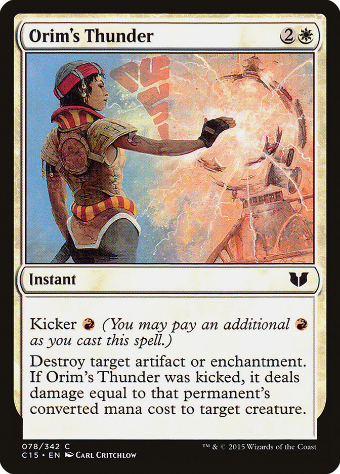 Orim's Thunder [Commander 2015] | L.A. Mood Comics and Games