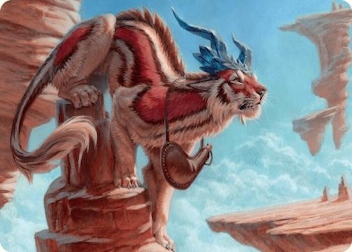 Felidar Savior Art Card (3/54) [Foundations Art Series] | L.A. Mood Comics and Games