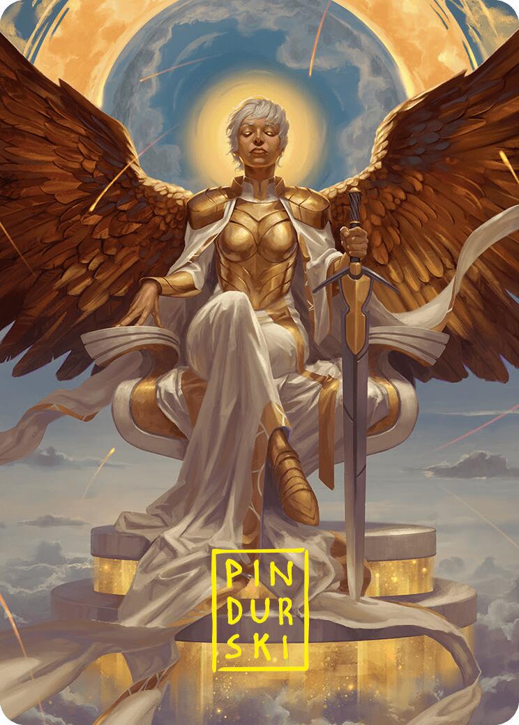 Herald of Eternal Dawn Art Card (27/54) (Gold-Stamped Signature) [Foundations Art Series] | L.A. Mood Comics and Games