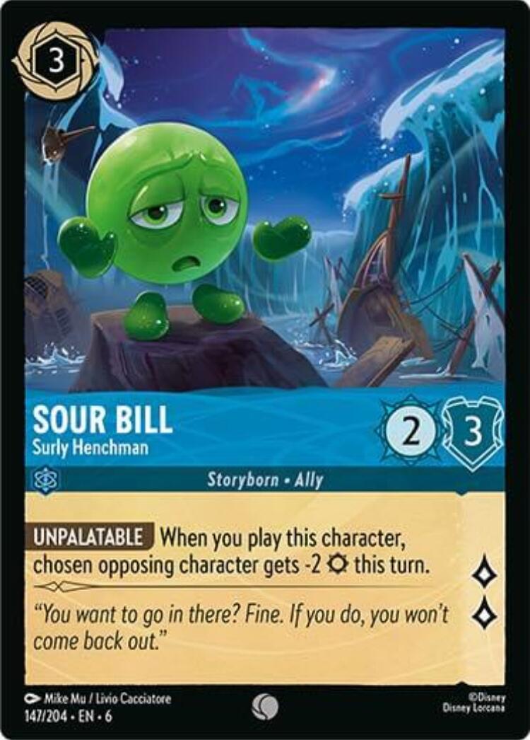 Sour Bill - Surly Henchman (147/204) [Azurite Sea] | L.A. Mood Comics and Games