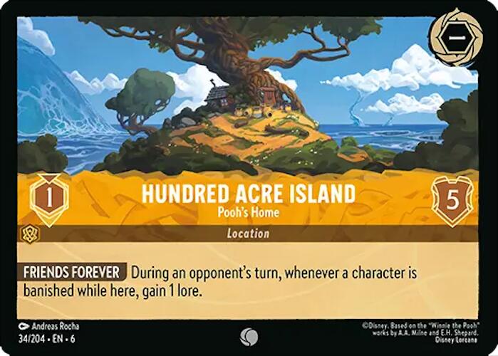Hundred Acre Island - Pooh's Home (34/204) [Azurite Sea] | L.A. Mood Comics and Games
