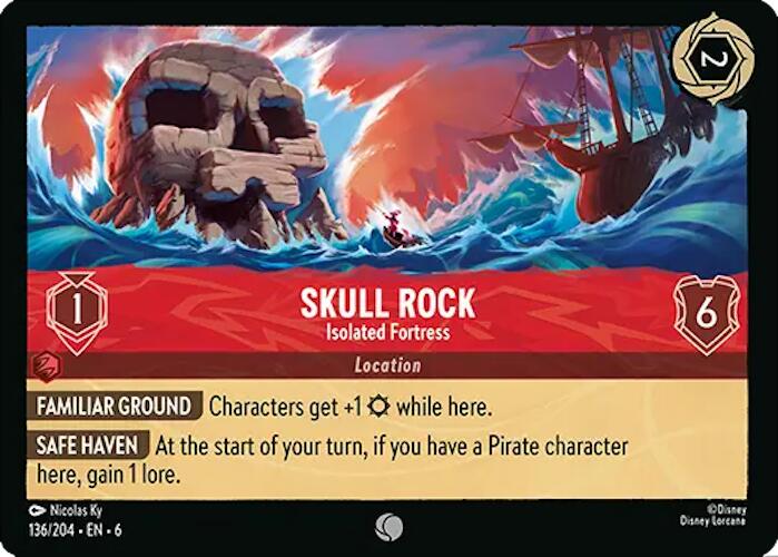Skull Rock - Isolated Fortress (136/204) [Azurite Sea] | L.A. Mood Comics and Games