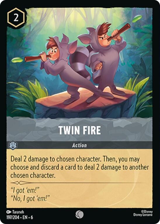 Twin Fire (197/204) [Azurite Sea] | L.A. Mood Comics and Games