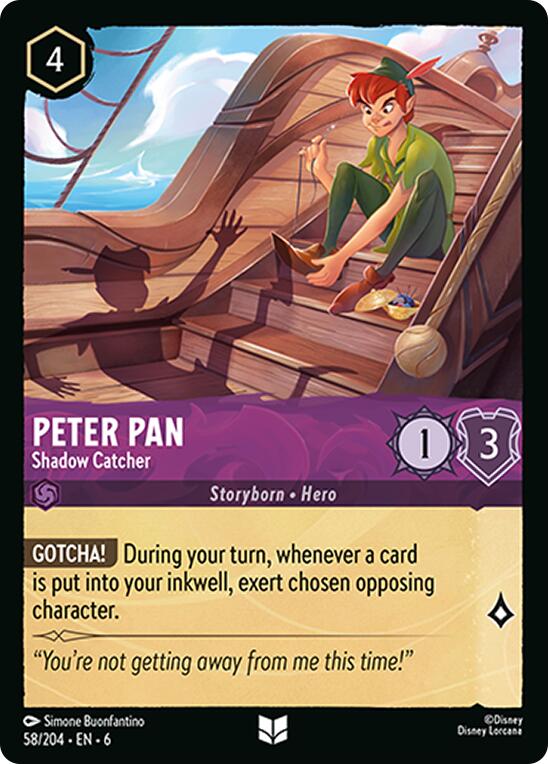 Peter Pan - Shadow Catcher (58/204) [Azurite Sea] | L.A. Mood Comics and Games
