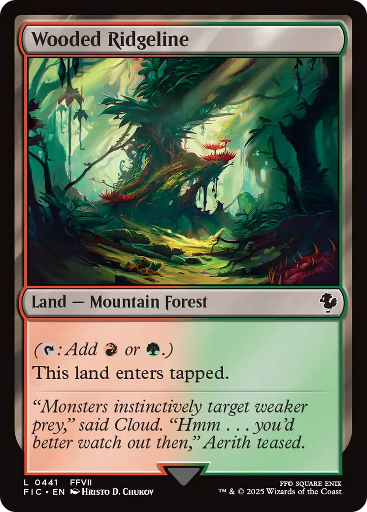 Wooded Ridgeline [FINAL FANTASY Commander] | L.A. Mood Comics and Games