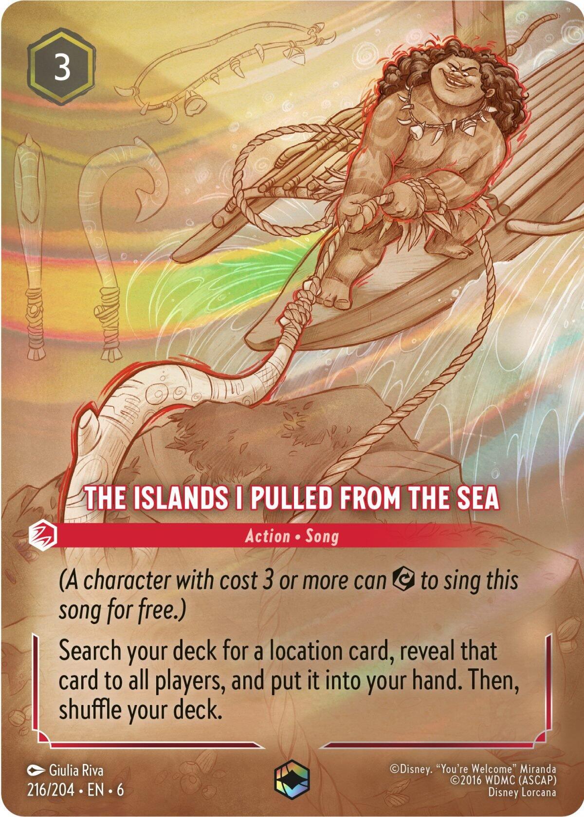 The Islands I Pulled From The Sea (Enchanted) (216/204) [Azurite Sea] | L.A. Mood Comics and Games