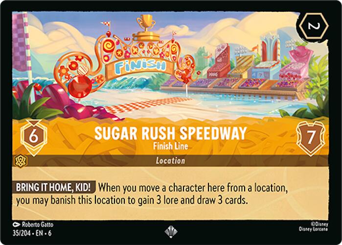 Sugar Rush Speedway - Finish Line (35/204) [Azurite Sea] | L.A. Mood Comics and Games