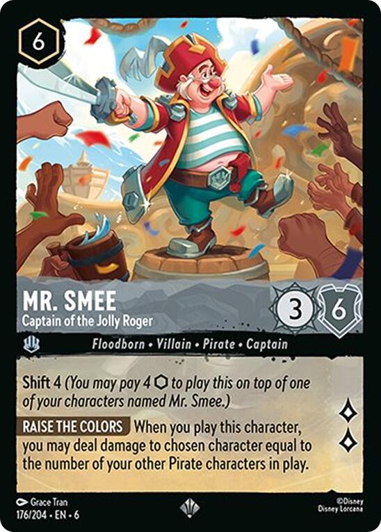 Mr. Smee - Captain of the Jolly Roger (176/204) [Azurite Sea] | L.A. Mood Comics and Games