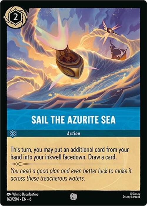 Sail the Azurite Sea (163/204) [Azurite Sea] | L.A. Mood Comics and Games