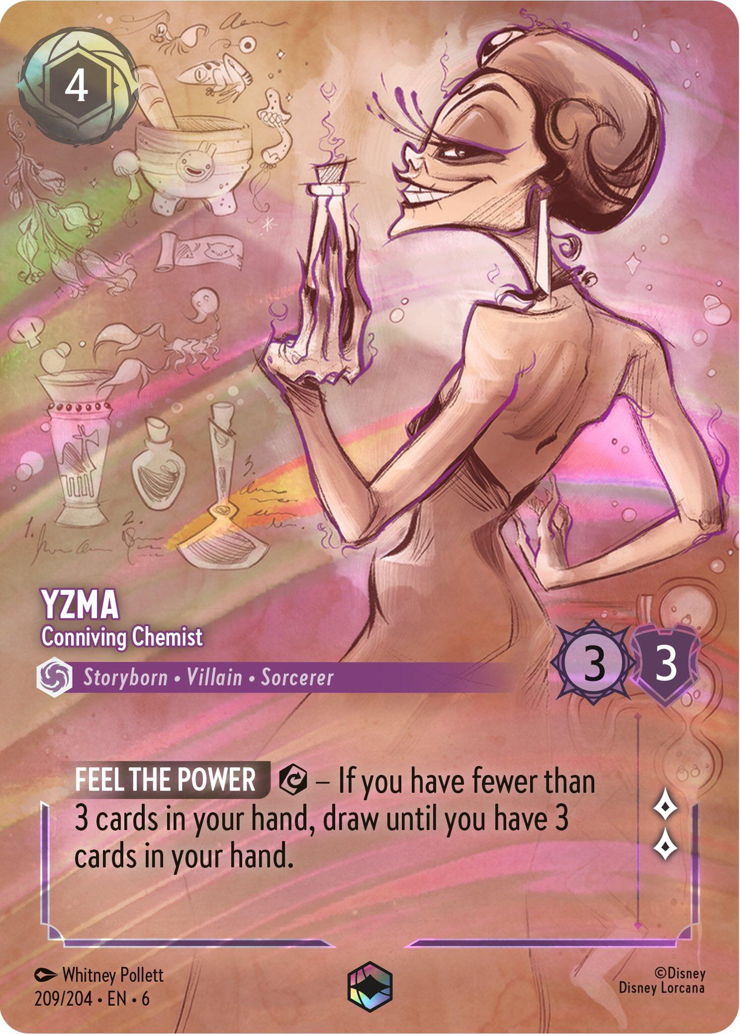 Yzma - Conniving Chemist (Enchanted) (209/204) [Azurite Sea] | L.A. Mood Comics and Games