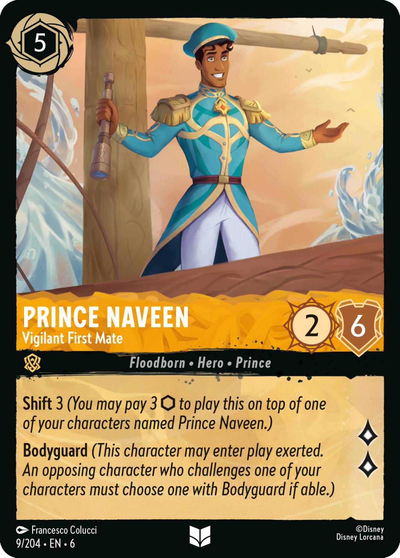 Prince Naveen - Vigilant First Mate (9/204) [Azurite Sea] | L.A. Mood Comics and Games