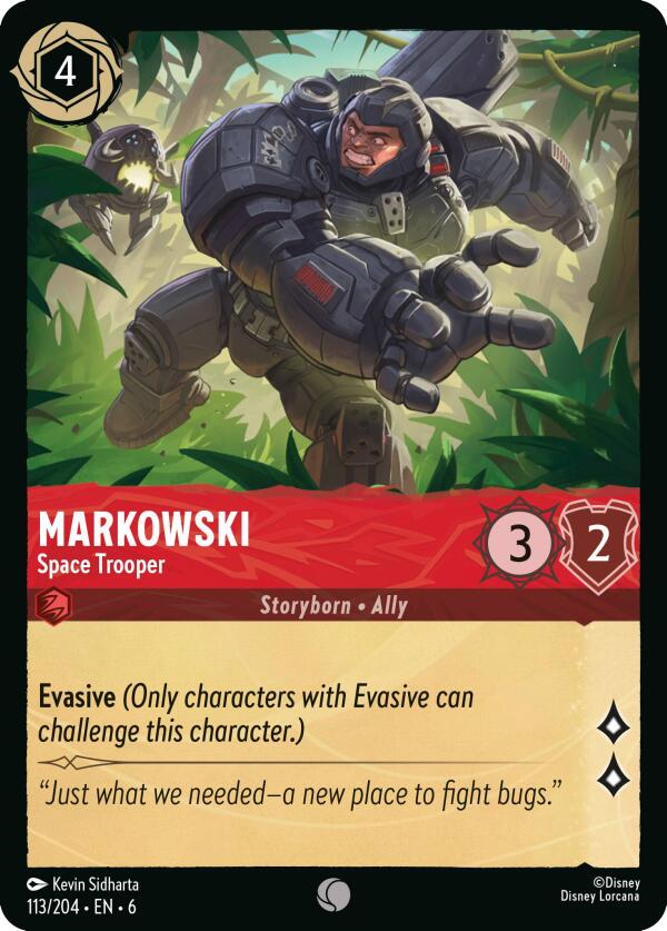 Markowski - Space Trooper (113/204) [Azurite Sea] | L.A. Mood Comics and Games