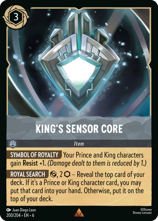 King's Sensor Core (200/204) [Azurite Sea] | L.A. Mood Comics and Games