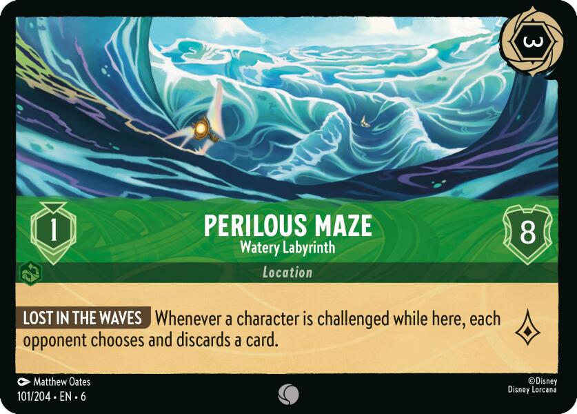 Perilous Maze - Watery Labyrinth (101/204) [Azurite Sea] | L.A. Mood Comics and Games