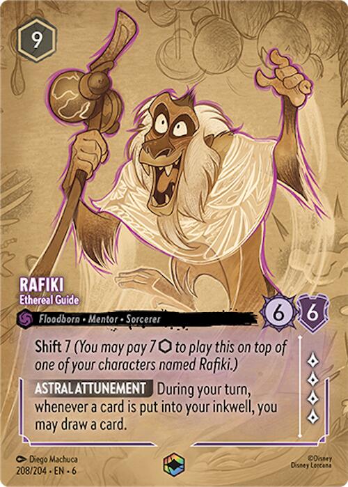 Rafiki - Ethereal Guide (Enchanted) (208/204) [Azurite Sea] | L.A. Mood Comics and Games