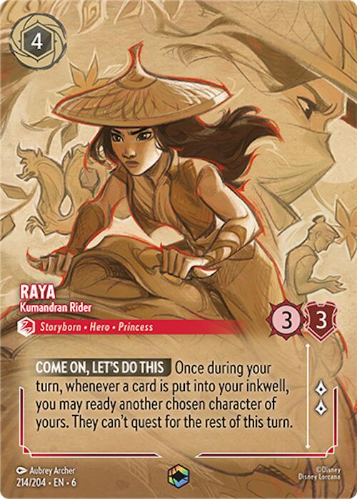 Raya - Kumandran Rider (Enchanted) (214/204) [Azurite Sea] | L.A. Mood Comics and Games