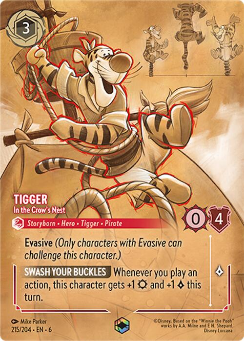 Tigger - In the Crow's Nest (Enchanted) (215/204) [Azurite Sea] | L.A. Mood Comics and Games