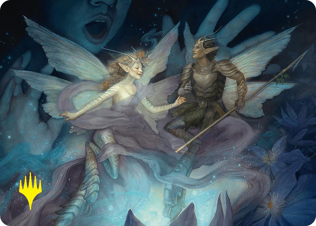 Faebloom Trick Art Card (6/54) (Gold-Stamped Signature) [Foundations Art Series] | L.A. Mood Comics and Games