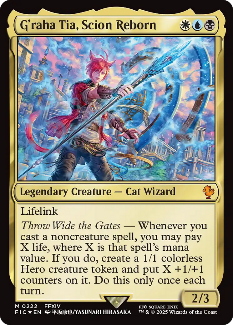 G'raha Tia, Scion Reborn (Surge Foil) [FINAL FANTASY Commander] | L.A. Mood Comics and Games