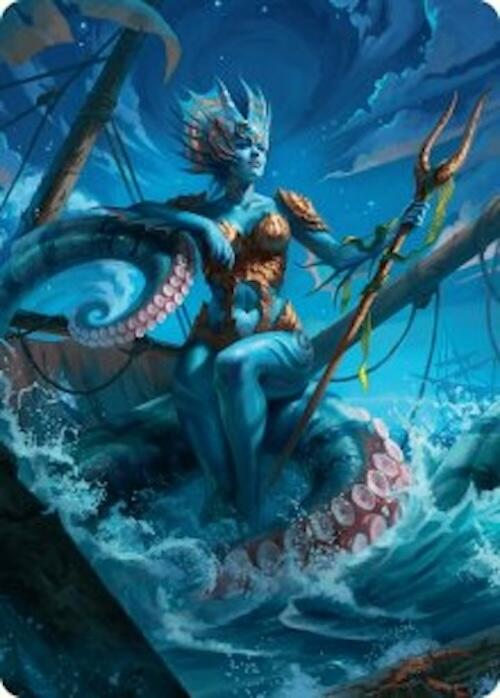 Kiora, the Rising Tide Art Card (30/54) [Foundations Art Series] | L.A. Mood Comics and Games