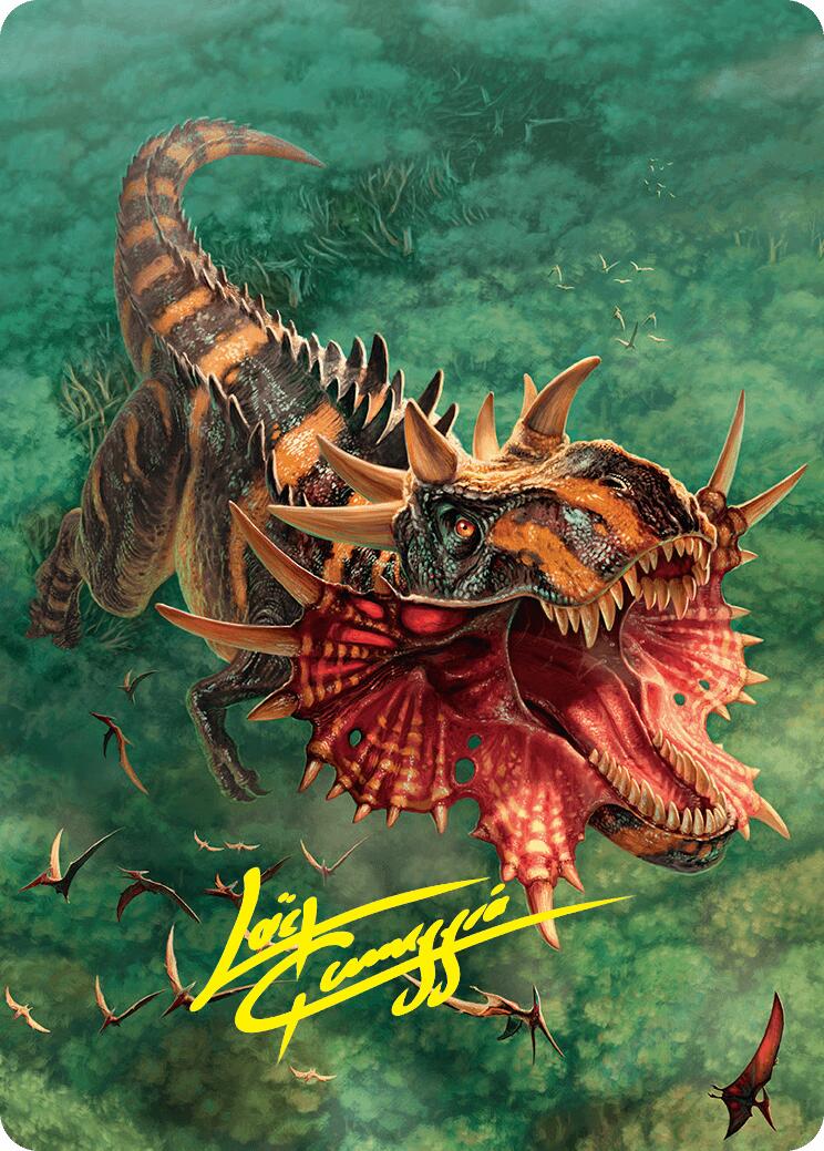 Gigantosaurus Art Card (53/54) (Gold-Stamped Signature) [Foundations Art Series] | L.A. Mood Comics and Games