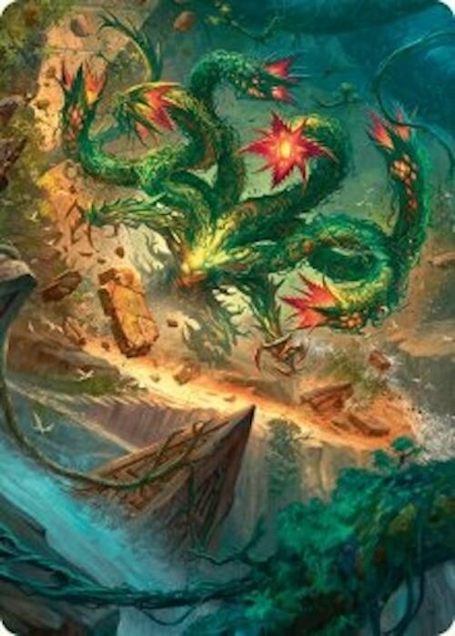 Mossborn Hydra Art Card (42/54) [Foundations Art Series] | L.A. Mood Comics and Games