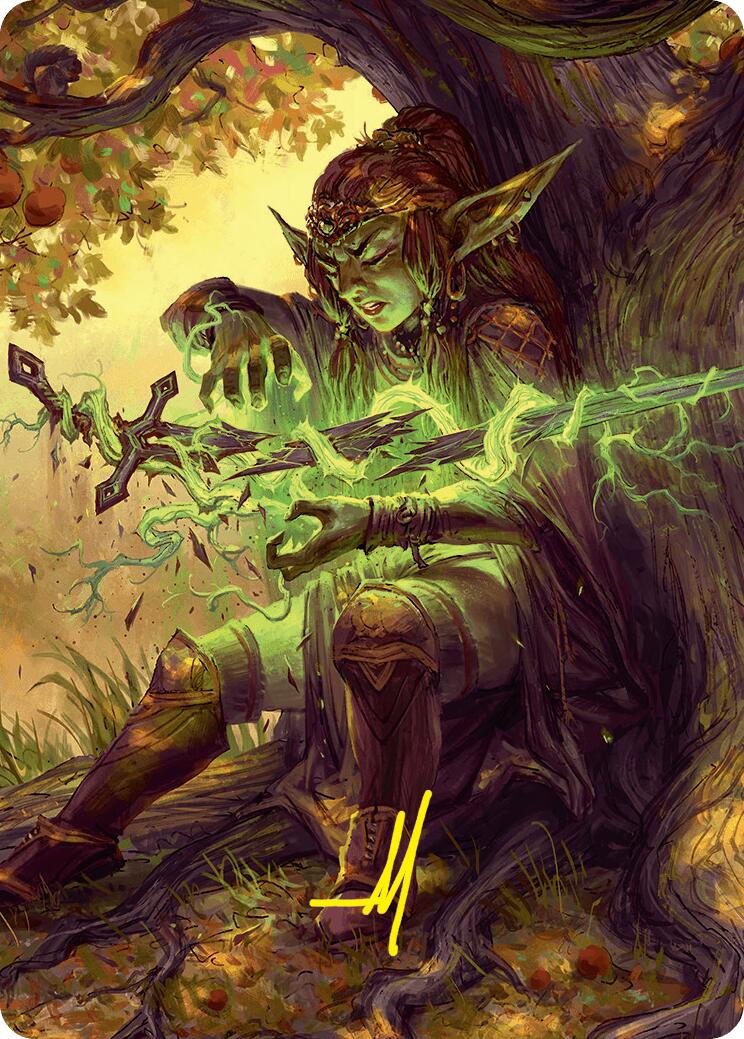 Reclamation Sage Art Card (45/54) (Gold-Stamped Signature) [Foundations Art Series] | L.A. Mood Comics and Games