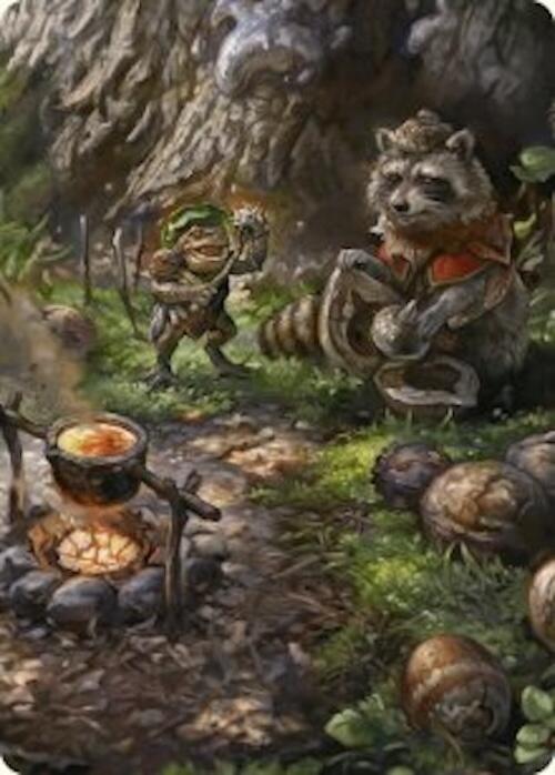 Sylvan Scavenging Art Card (46/54) [Foundations Art Series] | L.A. Mood Comics and Games
