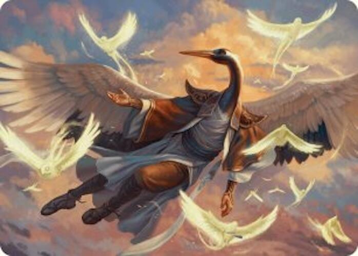 Kykar, Zephyr Awakener Art Card (16/54) [Foundations Art Series] | L.A. Mood Comics and Games