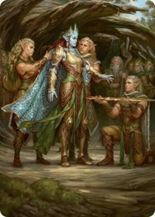 Lathril, Blade of the Elves Art Card (48/54) [Foundations Art Series] | L.A. Mood Comics and Games