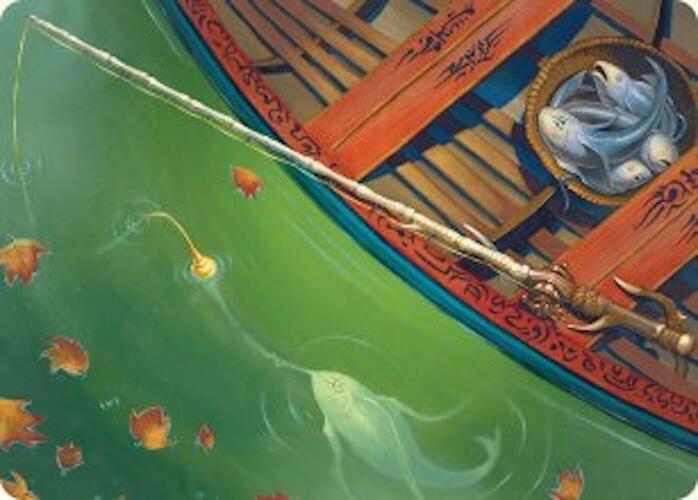 Fishing Pole Art Card (18/54) [Foundations Art Series] | L.A. Mood Comics and Games