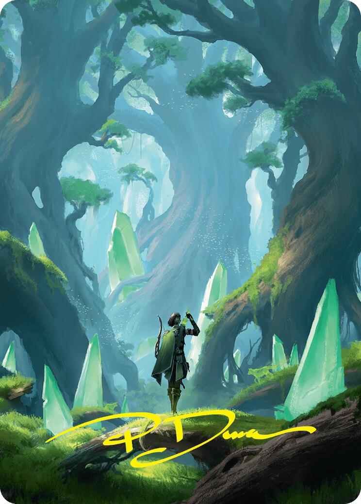 Forest Art Card (25/54) (Gold-Stamped Signature) [Foundations Art Series] | L.A. Mood Comics and Games