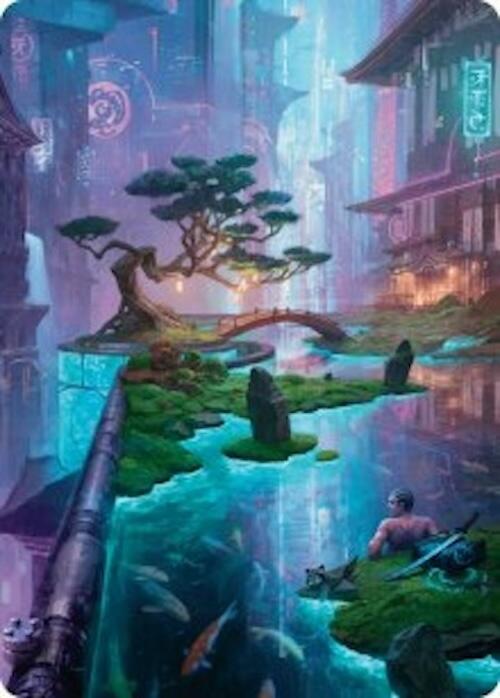 Island Art Card (22/54) [Foundations Art Series] | L.A. Mood Comics and Games