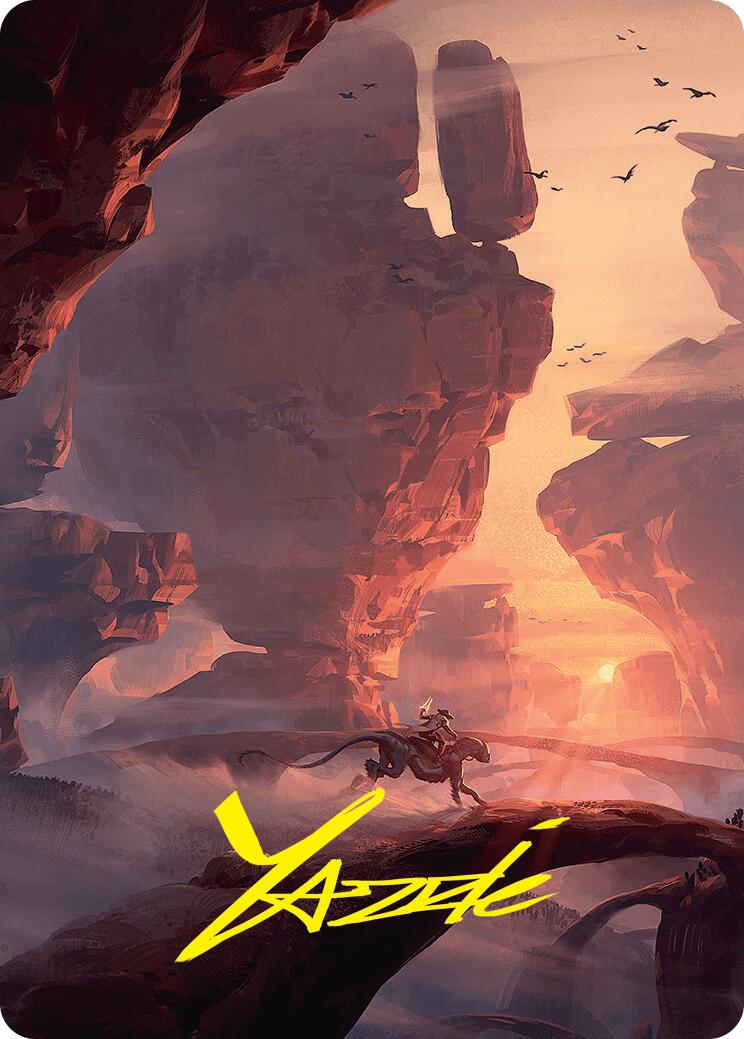 Mountain Art Card (24/54) (Gold-Stamped Signature) [Foundations Art Series] | L.A. Mood Comics and Games