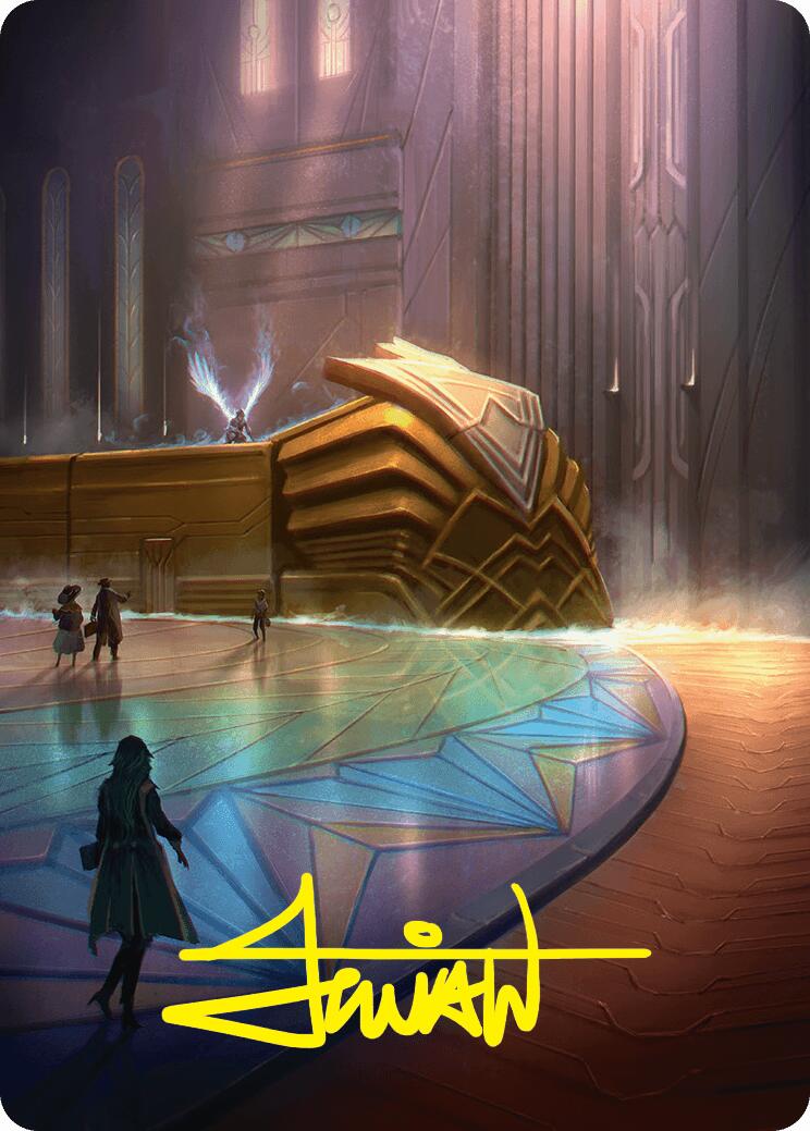 Plains Art Card (21/54) (Gold-Stamped Signature) [Foundations Art Series] | L.A. Mood Comics and Games