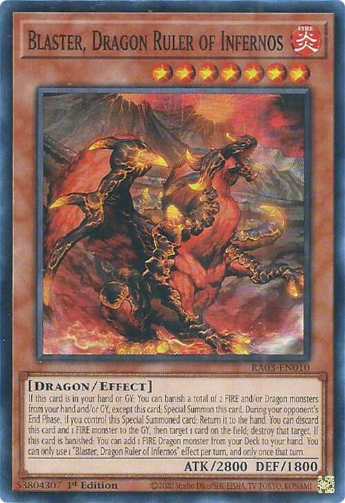 Blaster, Dragon Ruler of Infernos [RA03-EN010] Super Rare | L.A. Mood Comics and Games