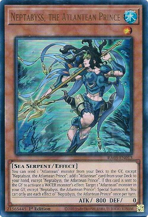 Neptabyss, the Atlantean Prince (UR) [RA03-EN013] Ultra Rare | L.A. Mood Comics and Games