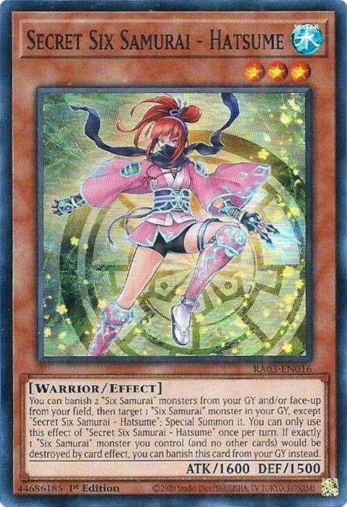 Secret Six Samurai - Hatsume [RA03-EN016] Super Rare | L.A. Mood Comics and Games