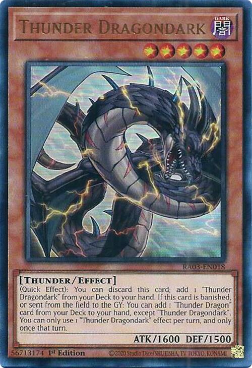 Thunder Dragondark (UR) [RA03-EN018] Ultra Rare | L.A. Mood Comics and Games