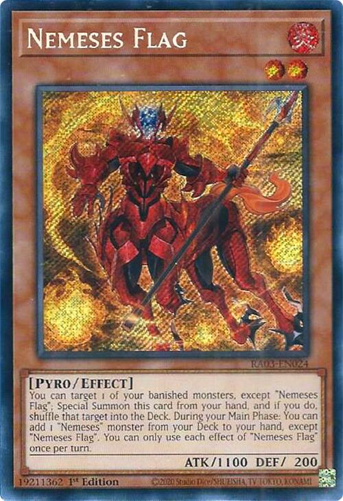 Nemeses Flag (Secret Rare) [RA03-EN024] Secret Rare | L.A. Mood Comics and Games