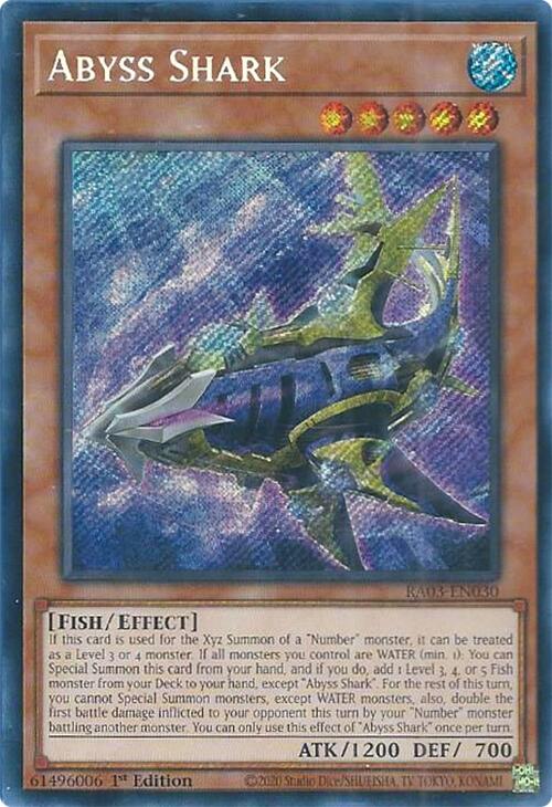 Abyss Shark (Secret Rare) [RA03-EN030] Secret Rare | L.A. Mood Comics and Games