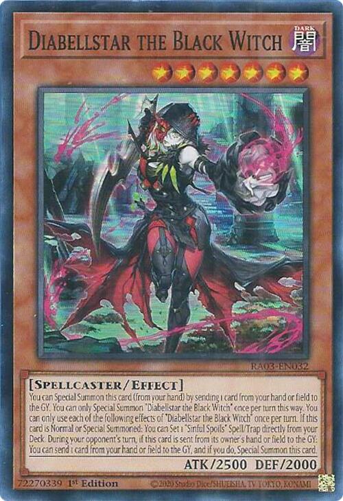 Diabellstar the Black Witch [RA03-EN032] Super Rare | L.A. Mood Comics and Games