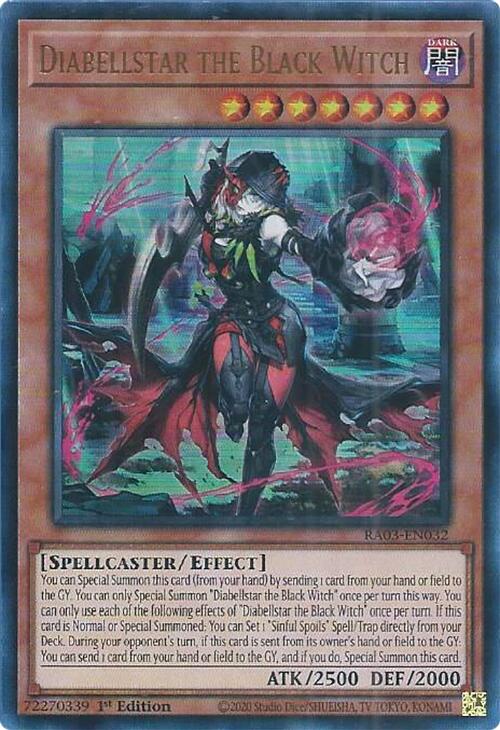 Diabellstar the Black Witch (UR) [RA03-EN032] Ultra Rare | L.A. Mood Comics and Games