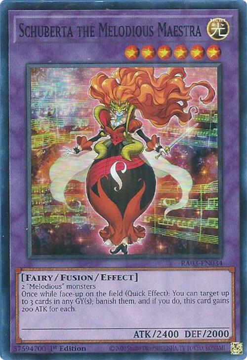 Schuberta the Melodious Maestra [RA03-EN034] Super Rare | L.A. Mood Comics and Games
