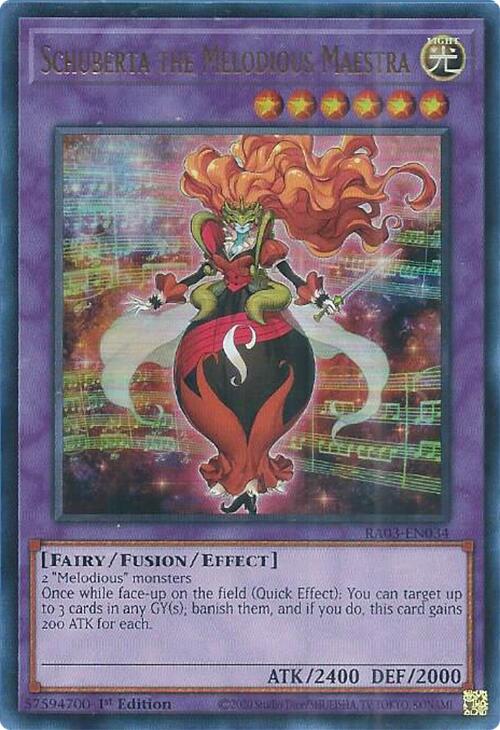 Schuberta the Melodious Maestra (UR) [RA03-EN034] Ultra Rare | L.A. Mood Comics and Games